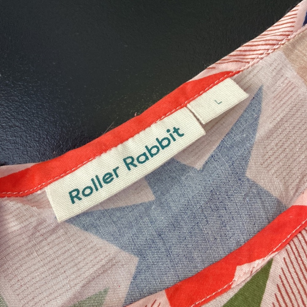 Roller Rabbit Tank Sz L - Picture 4 of 6